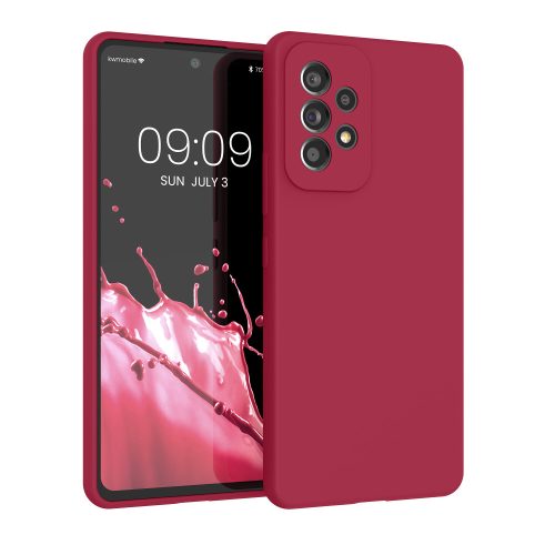 Husa Samsung Galaxy A53 5G, Silicon, Rosu, 57835.229