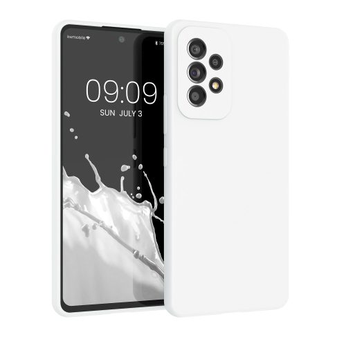 Husa Samsung Galaxy A53 5G, Silicon, Alb, 57835.48