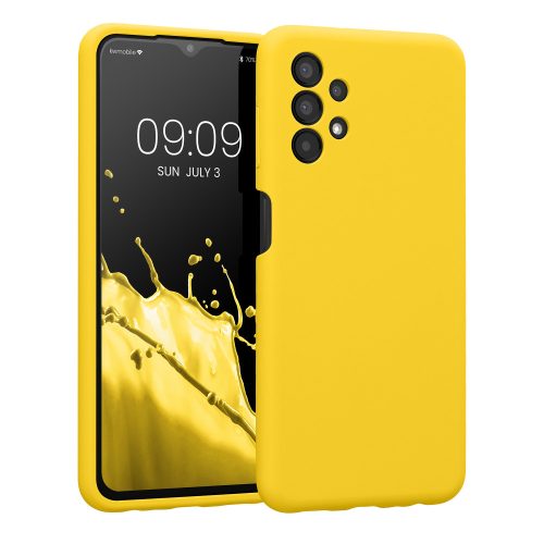 Husa Samsung Galaxy A13, Silicon, Galben, 57832.165