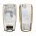 Husa Cheie Auto pentru Audi 3 Butoane - Smart Key, Kwmobile, Multicolor, Silicon, 52827.03