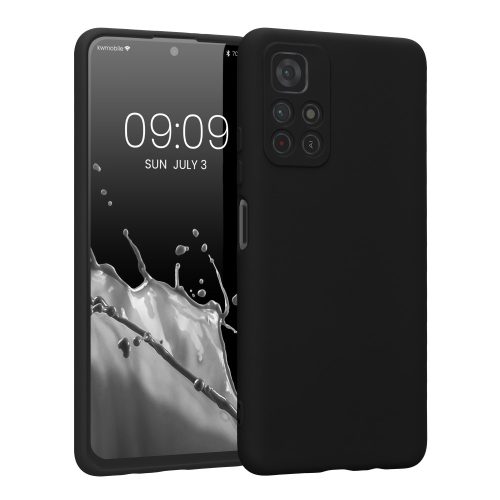 Husa Xiaomi Redmi Note 11S 5G/Poco M4 Pro 5G, Silicon, Negru, 57925.47
