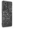 Husa Xiaomi 12 Pro, Silicon, Transparent/Argintiu, 57945.02