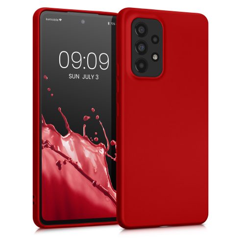 Husa Samsung Galaxy A53 5G, Silicon, Rosu, 57958.36