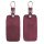 Husa Cheie Auto pentru Renault 4 Butoane - Smart Key, Kwmobile, Rosu, Piele ecologica, 48565.22