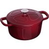 Oala din fonta antiaderenta Navaris pentru Plite/Cuptoare - 20cm - 2,5L - Rosu, 58000.01.20