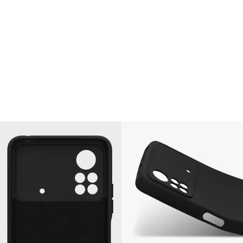 Husa Xiaomi Poco X4 Pro 5G, Silicon, Negru, 57983.47