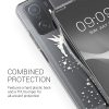 Husa Xiaomi 11T/11T Pro, Silicon, Transparent/Argintiu, 57086.04