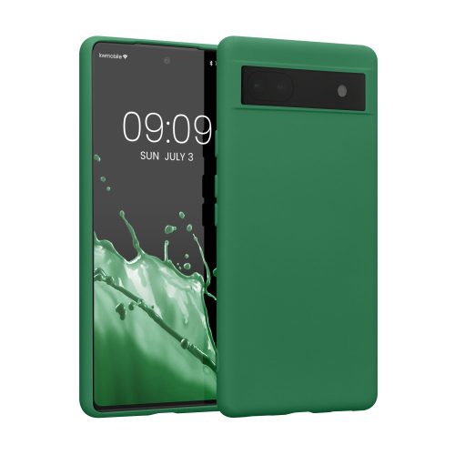 Husa Google Pixel 6a, Silicon, Verde, 58053.227
