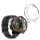 Set 2 Huse pentru Xiaomi Watch S1 Active, Kwmobile, Negru/Transparent, Silicon, 58070.01