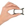 Set 2 Huse pentru Xiaomi Watch S1 Active, Kwmobile, Negru/Transparent, Silicon, 58070.01