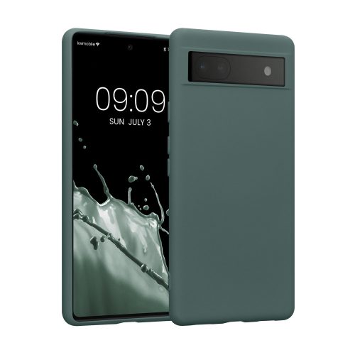 Husa Google Pixel 6a, Silicon, Verde, 58053.171