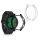 Set 2 Huse pentru Samsung Galaxy Watch 4 (40mm), Kwmobile, Negru/Transparent, Silicon, 56188.02