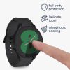 Set 2 Huse pentru Samsung Galaxy Watch 4 (40mm), Kwmobile, Negru/Transparent, Silicon, 56188.02