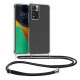 Husa Xiaomi Redmi Note 11 Pro Plus 5G, Silicon, Transparent/Negru, 58099.01