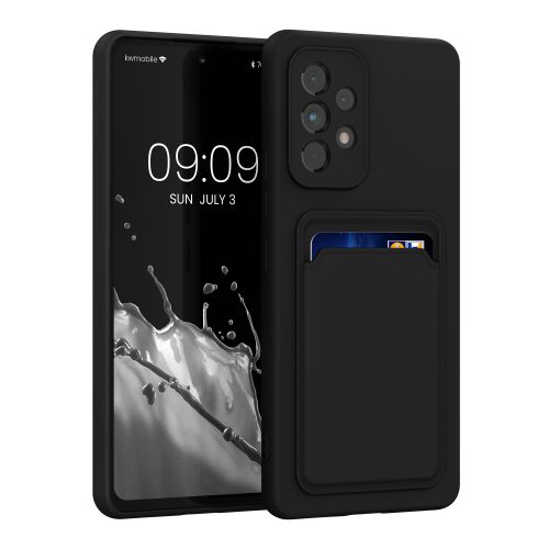 Husa Samsung Galaxy A53 5G, Silicon, Negru, 58146.01
