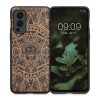 Husa OnePlus Nord 2 5G, Lemn, Maro/Negru, 56448.08