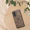Husa OnePlus Nord 2 5G, Lemn, Maro/Negru, 56448.08