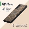 Husa OnePlus Nord 2 5G, Lemn, Maro/Negru, 56448.08