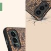 Husa OnePlus Nord 2 5G, Lemn, Maro/Negru, 56448.08