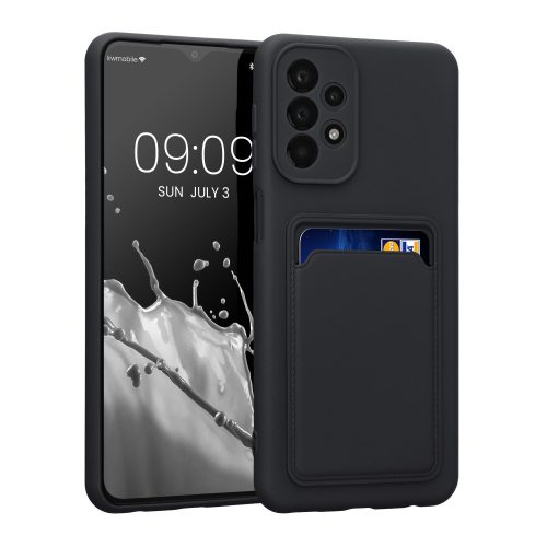 Husa Samsung Galaxy A23, Silicon, Negru, 58143.01
