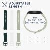 Curea pentru Samsung Watch 4 (40mm)/Watch 4 (44mm)/Watch 4 Classic (42mm), Kwmobile, Verde/Alb, Silicon, 58172.01