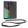 Husa Motorola Moto G22, Silicon, Transparent/Negru, 58213.01