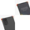 Husa Motorola Moto G22, Silicon, Transparent/Negru, 58213.01