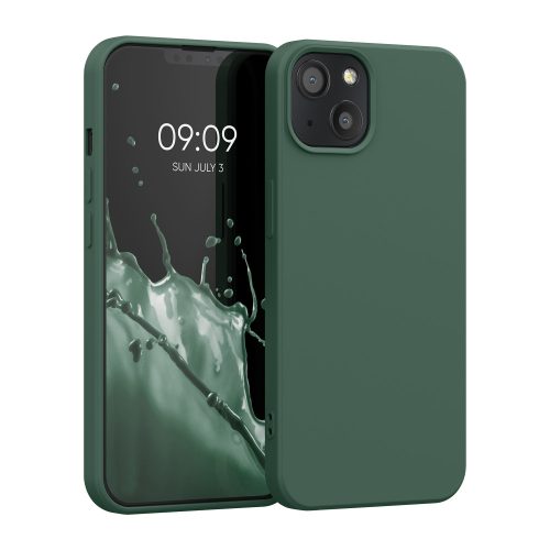 Husa Apple iPhone 13, Silicon, Verde, 55948.169