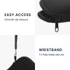 Husa pentru casti, Kwmobile, Negru, Neopren, 58147.01
