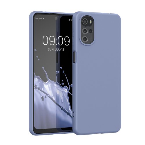 Husa Motorola Moto G22, Silicon, Albastru, 58208.130