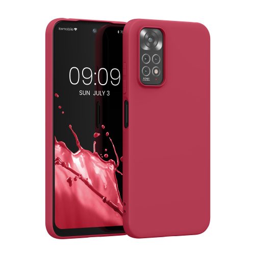 Husa Xiaomi Redmi Note 11/Redmi Note 11s, Silicon, Rosu, 57368.229