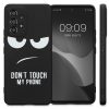 Husa Samsung Galaxy A53 5G, Silicon, Negru/Alb, 58241.02