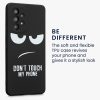 Husa Samsung Galaxy A53 5G, Silicon, Negru/Alb, 58241.02