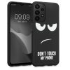 Husa Samsung Galaxy A23, Silicon, Negru/Alb, 58242.01