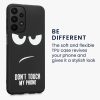Husa Samsung Galaxy A23, Silicon, Negru/Alb, 58242.01
