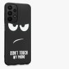 Husa Samsung Galaxy A23, Silicon, Negru/Alb, 58242.01