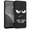 Husa Samsung Galaxy A33 5G, Silicon, Negru/Alb, 58244.01