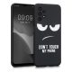 Husa Samsung Galaxy A13, Silicon, Negru/Alb, 58243.01
