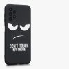 Husa Samsung Galaxy A13, Silicon, Negru/Alb, 58243.01