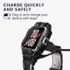 Cablu de incarcare USB pentru Imoo Watch Phone Z6/Watch Phone Z1, Kwmobile, Negru, Plastic, 58257.01