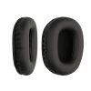 Set 2 Perne de urechi pentru casti Edifier W800BT/K800/K830, Kwmobile, Negru, Piele ecologica, 58252.01