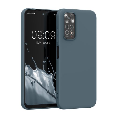 Husa Xiaomi Redmi Note 11/Redmi Note 11s, Silicon, Albastru, 57368.202