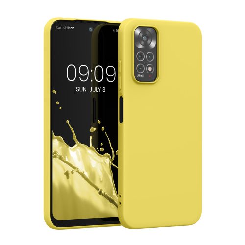 Husa Xiaomi Redmi Note 11/Redmi Note 11s, Silicon, Galben, 57368.165