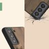 Husa Samsung Galaxy S21, Lemn, Maro, 55082.02