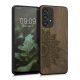 Husa Samsung Galaxy A33 5G, Lemn, Maro, 58316.01