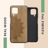 Husa Samsung Galaxy M32 4G, Lemn, Maro, 58310.01