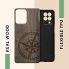 Husa Samsung Galaxy M53 5G, Lemn, Maro, 58313.02