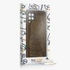 Husa Samsung Galaxy A12, Lemn, Maro, 55092.03