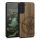 Husa Samsung Galaxy S21 FE, Lemn, Maro, 56172.02