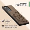 Husa Samsung Galaxy A53 5G, Lemn, Maro, 58317.02
